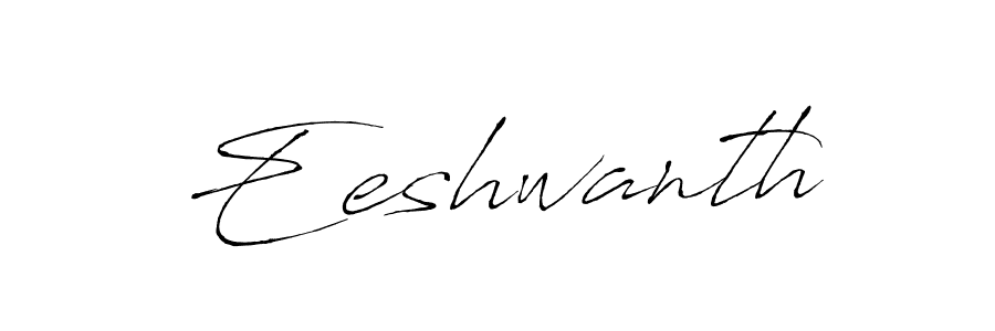 Design your own signature with our free online signature maker. With this signature software, you can create a handwritten (Antro_Vectra) signature for name Eeshwanth. Eeshwanth signature style 6 images and pictures png