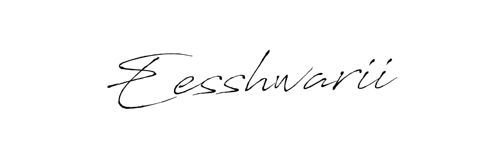Make a beautiful signature design for name Eesshwarii. With this signature (Antro_Vectra) style, you can create a handwritten signature for free. Eesshwarii signature style 6 images and pictures png