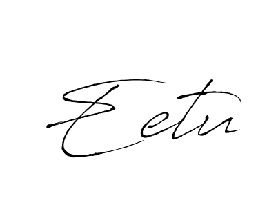 Also we have Eetu name is the best signature style. Create professional handwritten signature collection using Antro_Vectra autograph style. Eetu signature style 6 images and pictures png