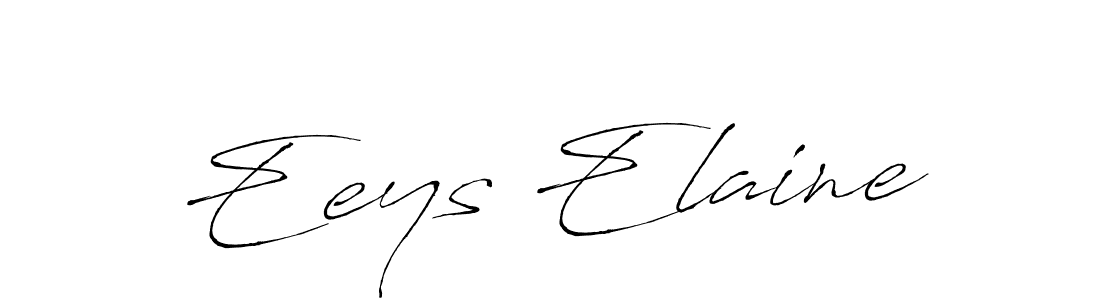 Antro_Vectra is a professional signature style that is perfect for those who want to add a touch of class to their signature. It is also a great choice for those who want to make their signature more unique. Get Eeys Elaine name to fancy signature for free. Eeys Elaine signature style 6 images and pictures png