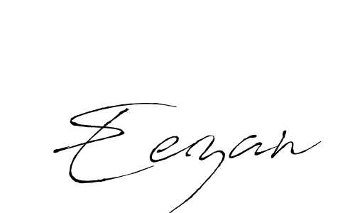 You should practise on your own different ways (Antro_Vectra) to write your name (Eezan) in signature. don't let someone else do it for you. Eezan signature style 6 images and pictures png