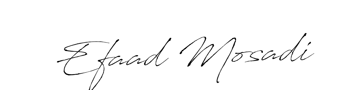 Design your own signature with our free online signature maker. With this signature software, you can create a handwritten (Antro_Vectra) signature for name Efaad Mosadi. Efaad Mosadi signature style 6 images and pictures png