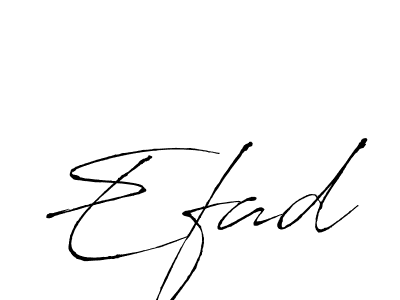 Make a beautiful signature design for name Efad. With this signature (Antro_Vectra) style, you can create a handwritten signature for free. Efad signature style 6 images and pictures png