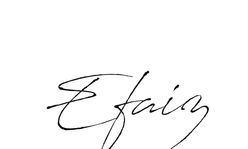 You should practise on your own different ways (Antro_Vectra) to write your name (Efaiz) in signature. don't let someone else do it for you. Efaiz signature style 6 images and pictures png