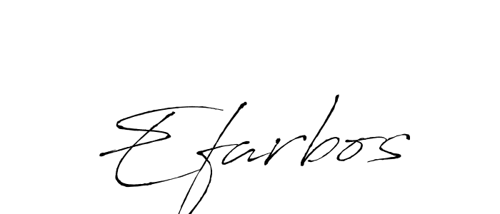 It looks lik you need a new signature style for name Efarbos. Design unique handwritten (Antro_Vectra) signature with our free signature maker in just a few clicks. Efarbos signature style 6 images and pictures png