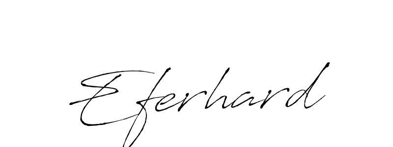 Use a signature maker to create a handwritten signature online. With this signature software, you can design (Antro_Vectra) your own signature for name Eferhard. Eferhard signature style 6 images and pictures png