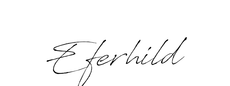 if you are searching for the best signature style for your name Eferhild. so please give up your signature search. here we have designed multiple signature styles  using Antro_Vectra. Eferhild signature style 6 images and pictures png