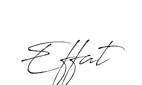 Effat stylish signature style. Best Handwritten Sign (Antro_Vectra) for my name. Handwritten Signature Collection Ideas for my name Effat. Effat signature style 6 images and pictures png