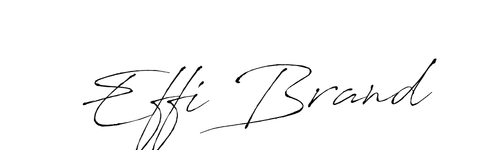 How to make Effi Brand name signature. Use Antro_Vectra style for creating short signs online. This is the latest handwritten sign. Effi Brand signature style 6 images and pictures png