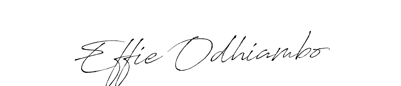 Make a beautiful signature design for name Effie Odhiambo. With this signature (Antro_Vectra) style, you can create a handwritten signature for free. Effie Odhiambo signature style 6 images and pictures png