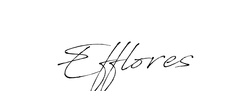 Use a signature maker to create a handwritten signature online. With this signature software, you can design (Antro_Vectra) your own signature for name Efflores. Efflores signature style 6 images and pictures png