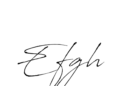 Efgh stylish signature style. Best Handwritten Sign (Antro_Vectra) for my name. Handwritten Signature Collection Ideas for my name Efgh. Efgh signature style 6 images and pictures png