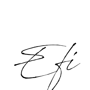 Create a beautiful signature design for name Efi. With this signature (Antro_Vectra) fonts, you can make a handwritten signature for free. Efi signature style 6 images and pictures png