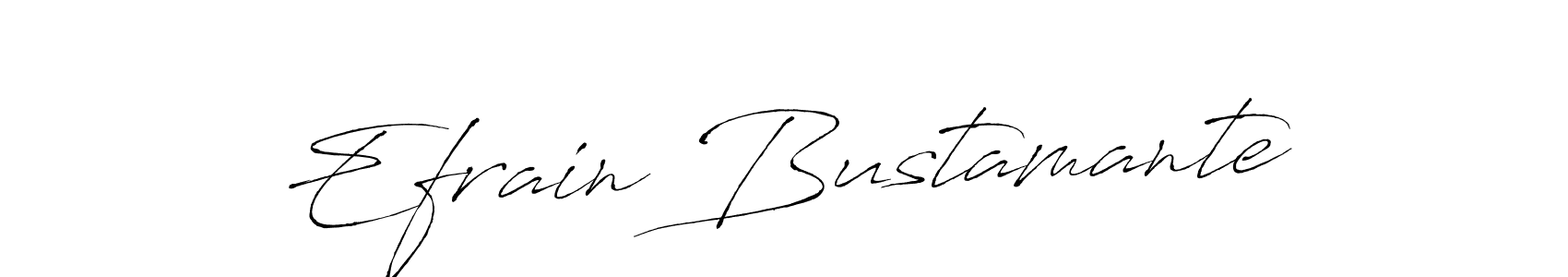Make a beautiful signature design for name Efrain Bustamante. With this signature (Antro_Vectra) style, you can create a handwritten signature for free. Efrain Bustamante signature style 6 images and pictures png