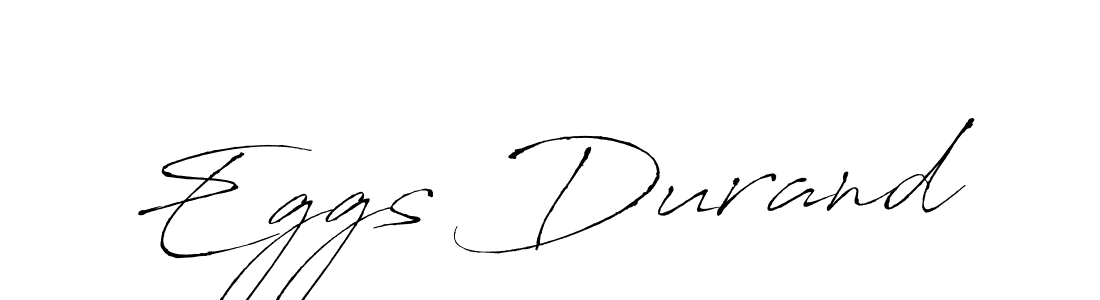 Antro_Vectra is a professional signature style that is perfect for those who want to add a touch of class to their signature. It is also a great choice for those who want to make their signature more unique. Get Eggs Durand name to fancy signature for free. Eggs Durand signature style 6 images and pictures png