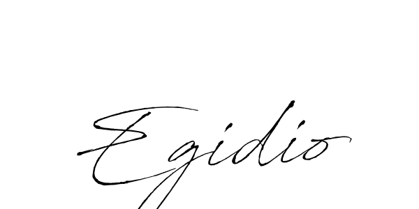 Use a signature maker to create a handwritten signature online. With this signature software, you can design (Antro_Vectra) your own signature for name Egidio. Egidio signature style 6 images and pictures png