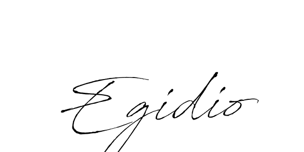 Use a signature maker to create a handwritten signature online. With this signature software, you can design (Antro_Vectra) your own signature for name Egidio. Egidio signature style 6 images and pictures png