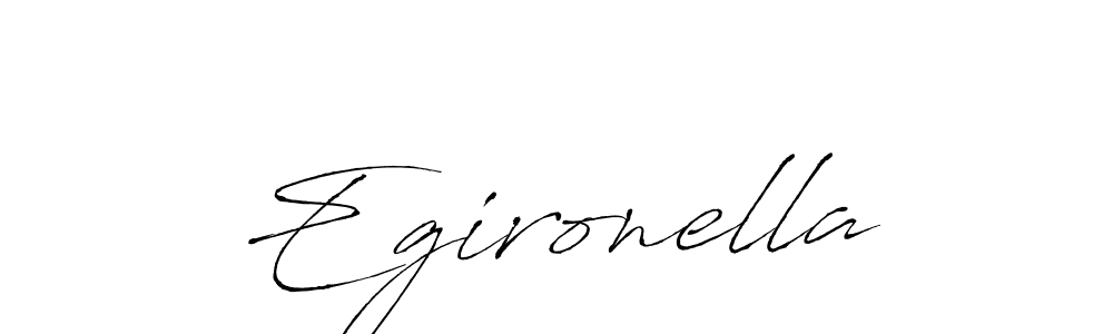 Antro_Vectra is a professional signature style that is perfect for those who want to add a touch of class to their signature. It is also a great choice for those who want to make their signature more unique. Get Egironella name to fancy signature for free. Egironella signature style 6 images and pictures png