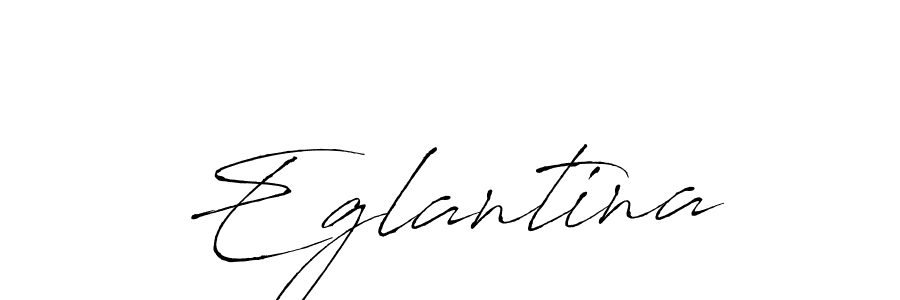 Create a beautiful signature design for name Eglantina. With this signature (Antro_Vectra) fonts, you can make a handwritten signature for free. Eglantina signature style 6 images and pictures png