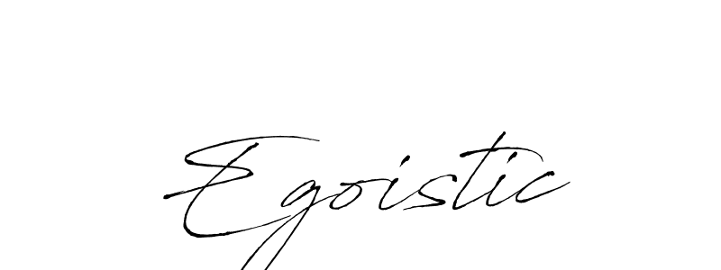 Design your own signature with our free online signature maker. With this signature software, you can create a handwritten (Antro_Vectra) signature for name Egoistic. Egoistic signature style 6 images and pictures png