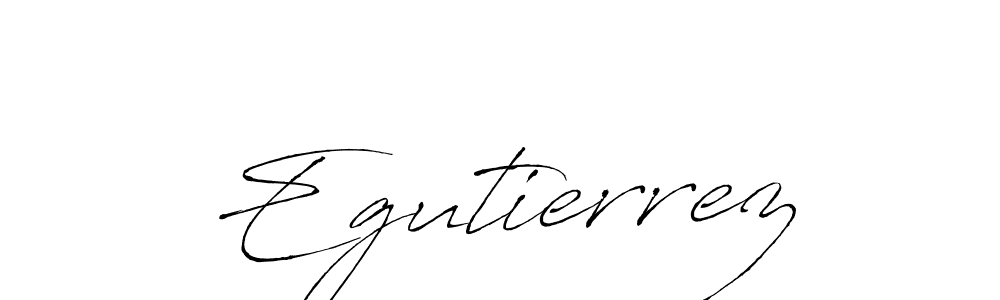 Create a beautiful signature design for name Egutierrez. With this signature (Antro_Vectra) fonts, you can make a handwritten signature for free. Egutierrez signature style 6 images and pictures png