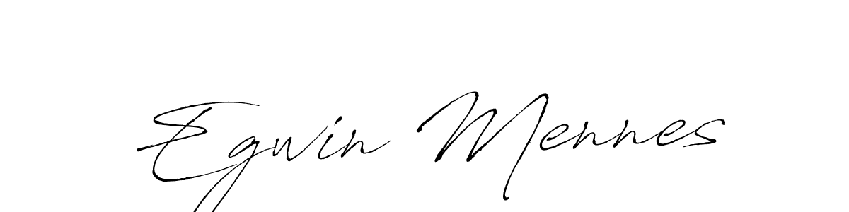 Make a beautiful signature design for name Egwin Mennes. With this signature (Antro_Vectra) style, you can create a handwritten signature for free. Egwin Mennes signature style 6 images and pictures png