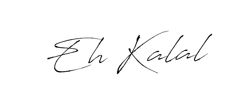 Antro_Vectra is a professional signature style that is perfect for those who want to add a touch of class to their signature. It is also a great choice for those who want to make their signature more unique. Get Eh Kalal name to fancy signature for free. Eh Kalal signature style 6 images and pictures png
