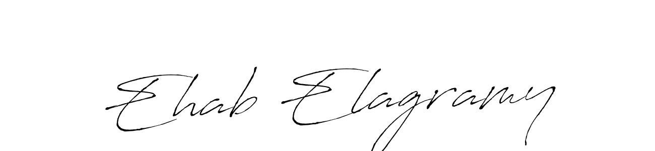 Antro_Vectra is a professional signature style that is perfect for those who want to add a touch of class to their signature. It is also a great choice for those who want to make their signature more unique. Get Ehab Elagramy name to fancy signature for free. Ehab Elagramy signature style 6 images and pictures png