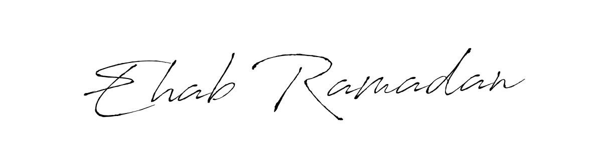 Also You can easily find your signature by using the search form. We will create Ehab Ramadan name handwritten signature images for you free of cost using Antro_Vectra sign style. Ehab Ramadan signature style 6 images and pictures png