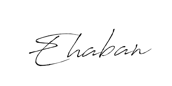 How to make Ehaban name signature. Use Antro_Vectra style for creating short signs online. This is the latest handwritten sign. Ehaban signature style 6 images and pictures png
