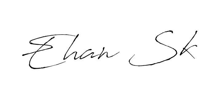 Design your own signature with our free online signature maker. With this signature software, you can create a handwritten (Antro_Vectra) signature for name Ehan Sk. Ehan Sk signature style 6 images and pictures png