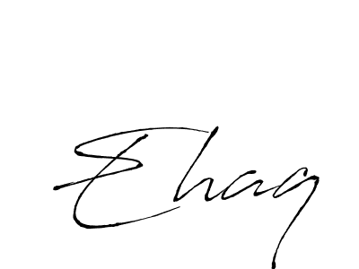 Make a beautiful signature design for name Ehaq. Use this online signature maker to create a handwritten signature for free. Ehaq signature style 6 images and pictures png