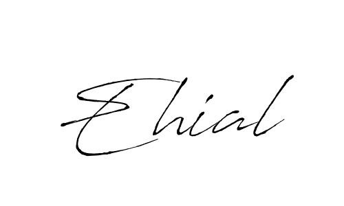 if you are searching for the best signature style for your name Ehial. so please give up your signature search. here we have designed multiple signature styles  using Antro_Vectra. Ehial signature style 6 images and pictures png