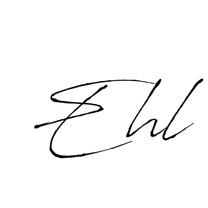Antro_Vectra is a professional signature style that is perfect for those who want to add a touch of class to their signature. It is also a great choice for those who want to make their signature more unique. Get Ehl name to fancy signature for free. Ehl signature style 6 images and pictures png