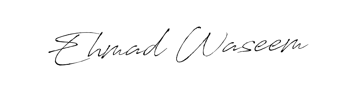 if you are searching for the best signature style for your name Ehmad Waseem. so please give up your signature search. here we have designed multiple signature styles  using Antro_Vectra. Ehmad Waseem signature style 6 images and pictures png