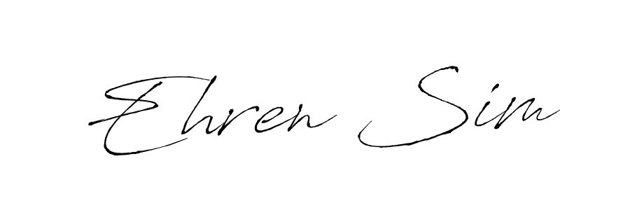 Once you've used our free online signature maker to create your best signature Antro_Vectra style, it's time to enjoy all of the benefits that Ehren Sim name signing documents. Ehren Sim signature style 6 images and pictures png