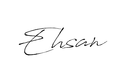 How to make Ehsan signature? Antro_Vectra is a professional autograph style. Create handwritten signature for Ehsan name. Ehsan signature style 6 images and pictures png