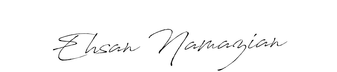 Create a beautiful signature design for name Ehsan Namazian. With this signature (Antro_Vectra) fonts, you can make a handwritten signature for free. Ehsan Namazian signature style 6 images and pictures png