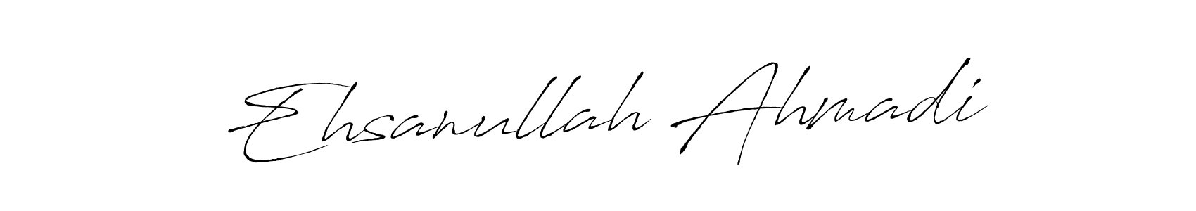Make a beautiful signature design for name Ehsanullah Ahmadi. With this signature (Antro_Vectra) style, you can create a handwritten signature for free. Ehsanullah Ahmadi signature style 6 images and pictures png