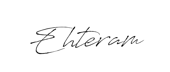 How to make Ehteram name signature. Use Antro_Vectra style for creating short signs online. This is the latest handwritten sign. Ehteram signature style 6 images and pictures png