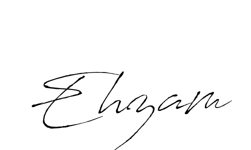 You should practise on your own different ways (Antro_Vectra) to write your name (Ehzam) in signature. don't let someone else do it for you. Ehzam signature style 6 images and pictures png