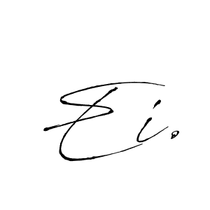 How to make Ei. signature? Antro_Vectra is a professional autograph style. Create handwritten signature for Ei. name. Ei. signature style 6 images and pictures png