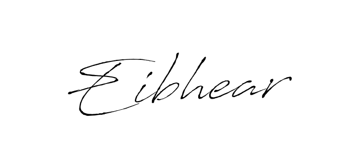 Eibhear stylish signature style. Best Handwritten Sign (Antro_Vectra) for my name. Handwritten Signature Collection Ideas for my name Eibhear. Eibhear signature style 6 images and pictures png