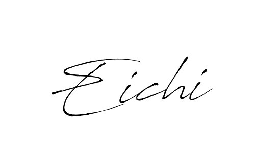 Design your own signature with our free online signature maker. With this signature software, you can create a handwritten (Antro_Vectra) signature for name Eichi. Eichi signature style 6 images and pictures png