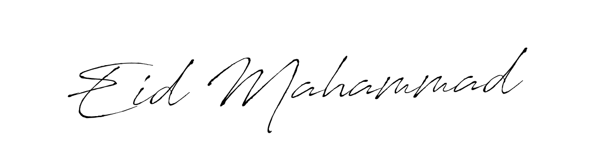 How to make Eid Mahammad signature? Antro_Vectra is a professional autograph style. Create handwritten signature for Eid Mahammad name. Eid Mahammad signature style 6 images and pictures png