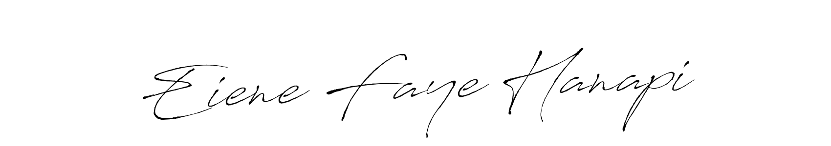 Make a short Eiene Faye Hanapi signature style. Manage your documents anywhere anytime using Antro_Vectra. Create and add eSignatures, submit forms, share and send files easily. Eiene Faye Hanapi signature style 6 images and pictures png