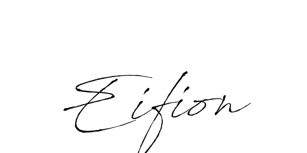 You should practise on your own different ways (Antro_Vectra) to write your name (Eifion) in signature. don't let someone else do it for you. Eifion signature style 6 images and pictures png