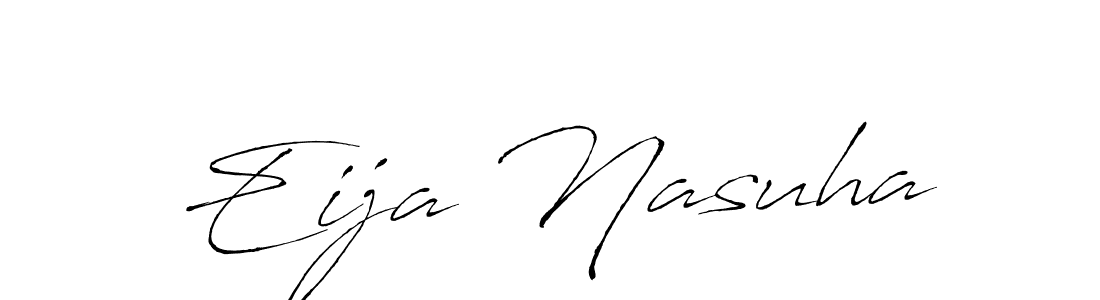 Eija Nasuha stylish signature style. Best Handwritten Sign (Antro_Vectra) for my name. Handwritten Signature Collection Ideas for my name Eija Nasuha. Eija Nasuha signature style 6 images and pictures png