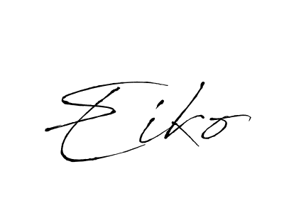 You should practise on your own different ways (Antro_Vectra) to write your name (Eiko) in signature. don't let someone else do it for you. Eiko signature style 6 images and pictures png