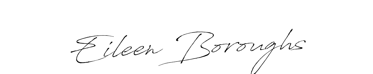 How to make Eileen Boroughs signature? Antro_Vectra is a professional autograph style. Create handwritten signature for Eileen Boroughs name. Eileen Boroughs signature style 6 images and pictures png